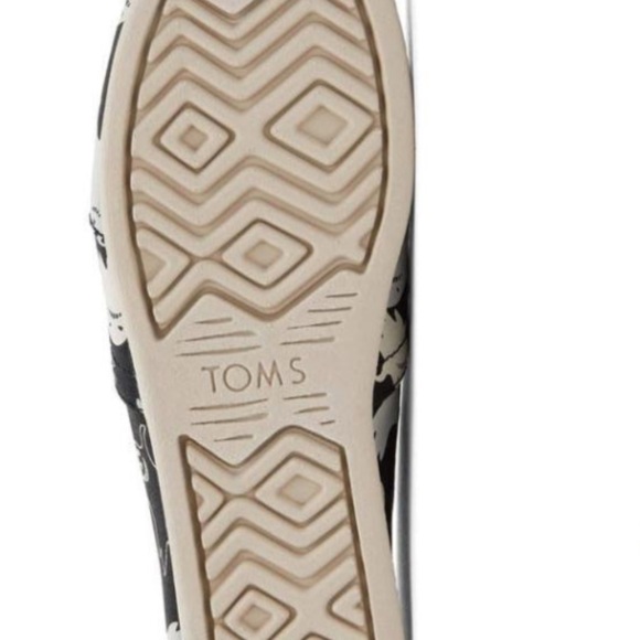 Toms Alpargata Glow In The Dark Ghosts Black Glow, Little Girls, 13.5- NWT - Picture 6 of 12